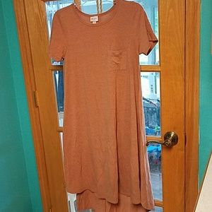 Rust colored lularoe dress